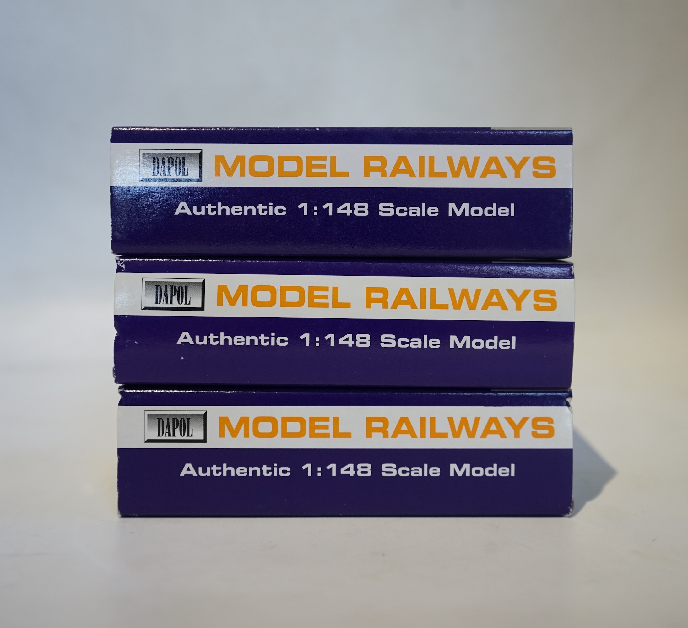 Three boxed Dapol N gauge railway BR tank locomotives; a Class 14xx, 1458 (ND002), a Class 14xx, 1466 (ND003), and a Class 45xx, 4554 (ND-019). Condition - good.